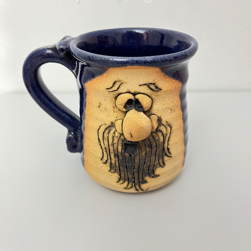Vintage Peter Petrie Handmade Ugly Face‎ Mug